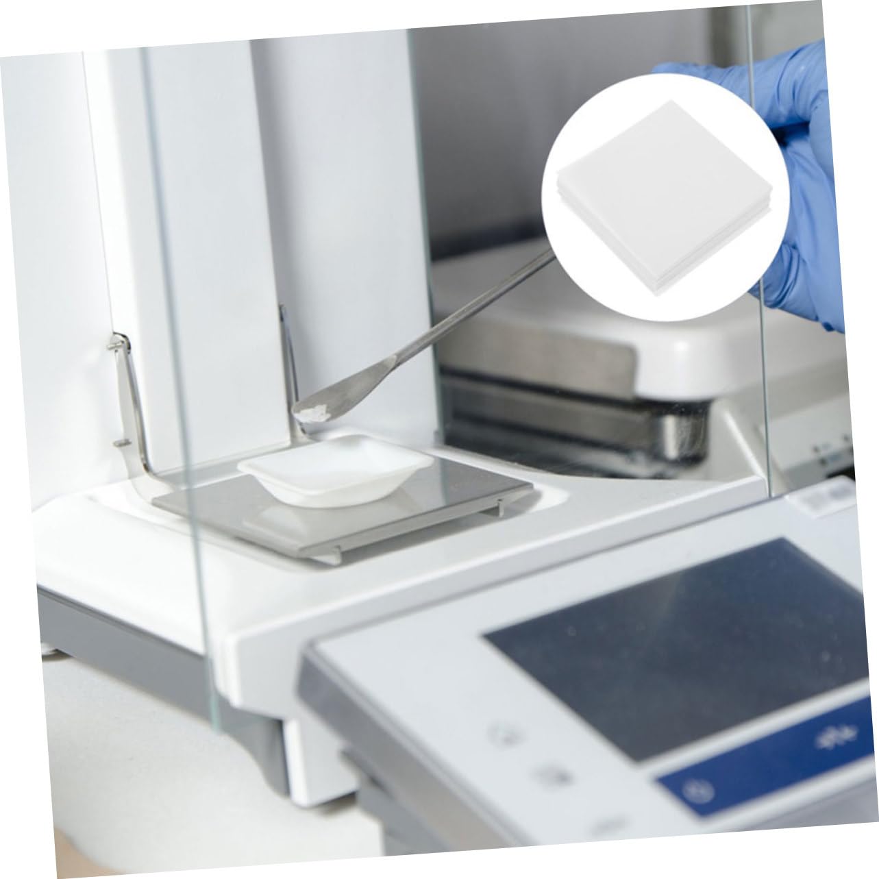 HOMOCONO 2sets Laboratory Weighing Paper Sheets Weighing Paper for Precision Measurement 500pcs*2