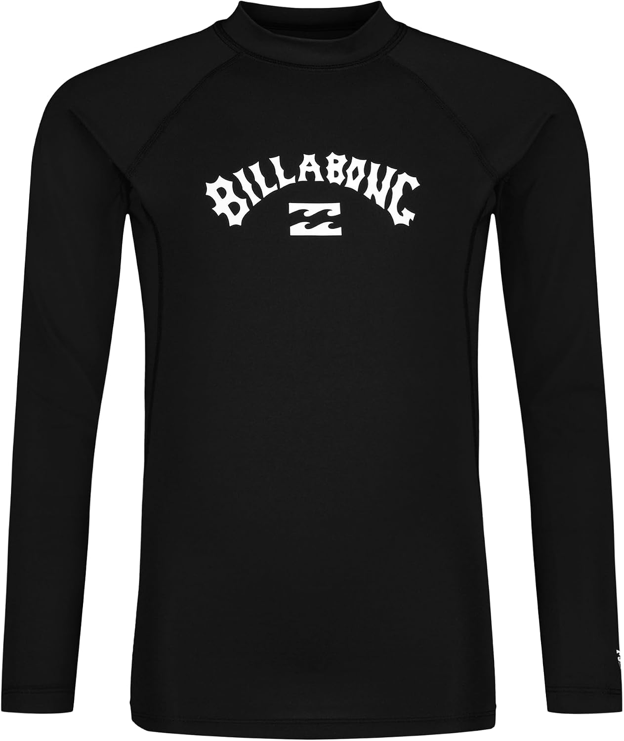 Billabong Boys' Arch Performance Fit Long Sleeve Rashguard Shirt with UPF 50+ Sun Protection, Coastal Blue Arch