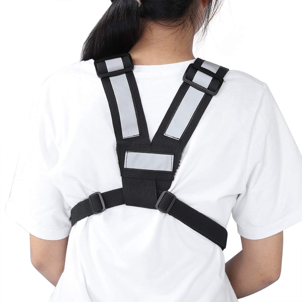 Equipo De Chaleco Con Soporte Para Arnés De Pecho De Radio, Walkie Talkies Arnés De Pecho De Radio Con Bolsas Frontales Y Bolsa Con Cremallera Arnés De Radio Universal Bolsa De Equipo De Pecho Paquete
