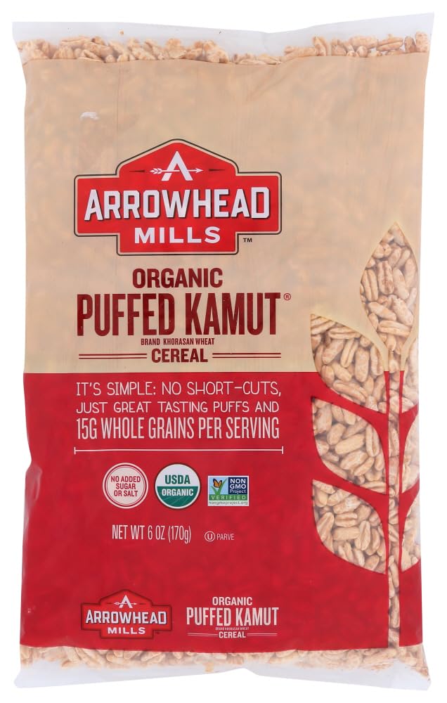 Arrowhead Mills Puffed Kamut Cereal 6 Oz (Pack of 12)