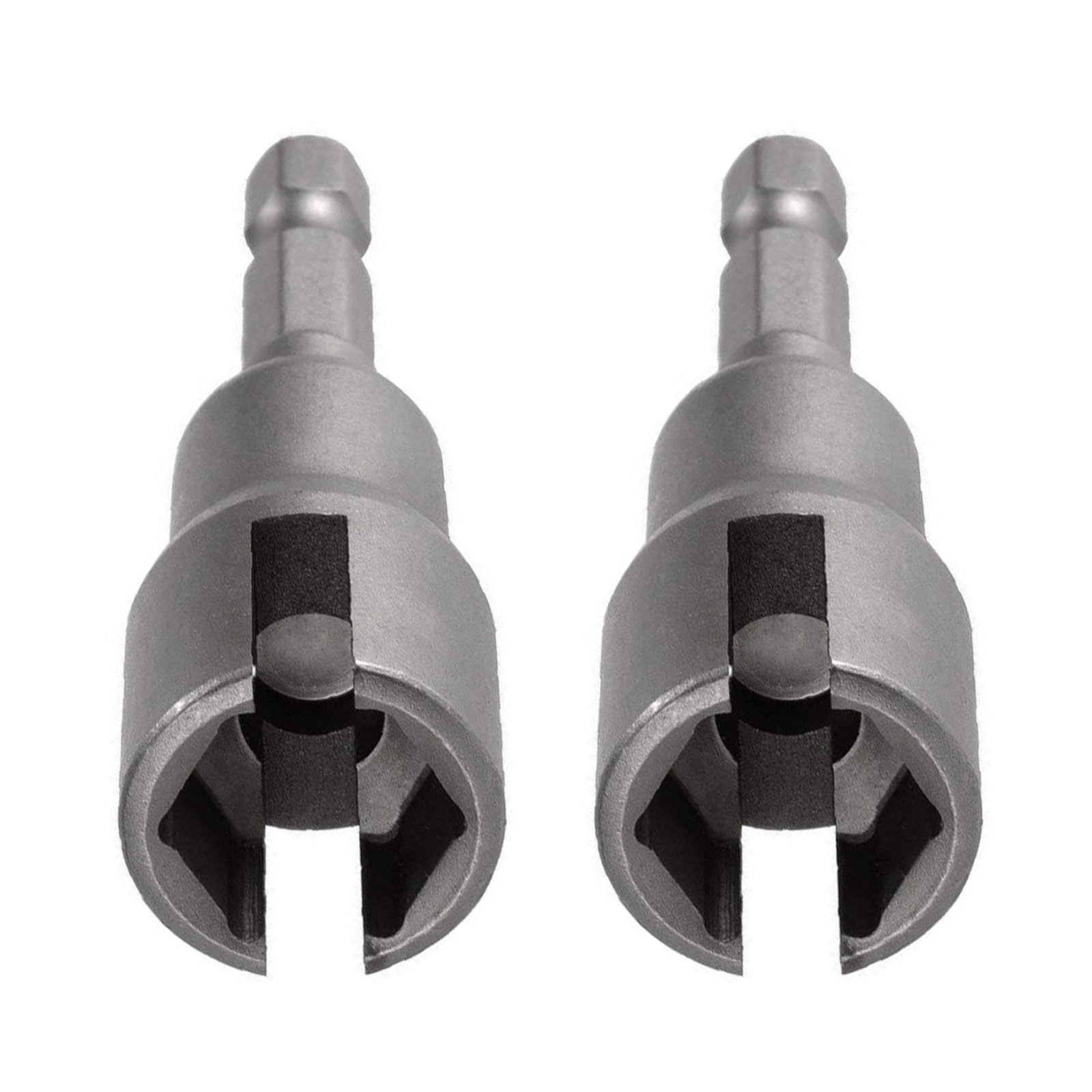 Industrial 65mm Socket Wrench Hexagonal Handle Butterfly Bolt Socket Wrench 1 / 4inch Shank Adapter Nut Electric Screwdriver
