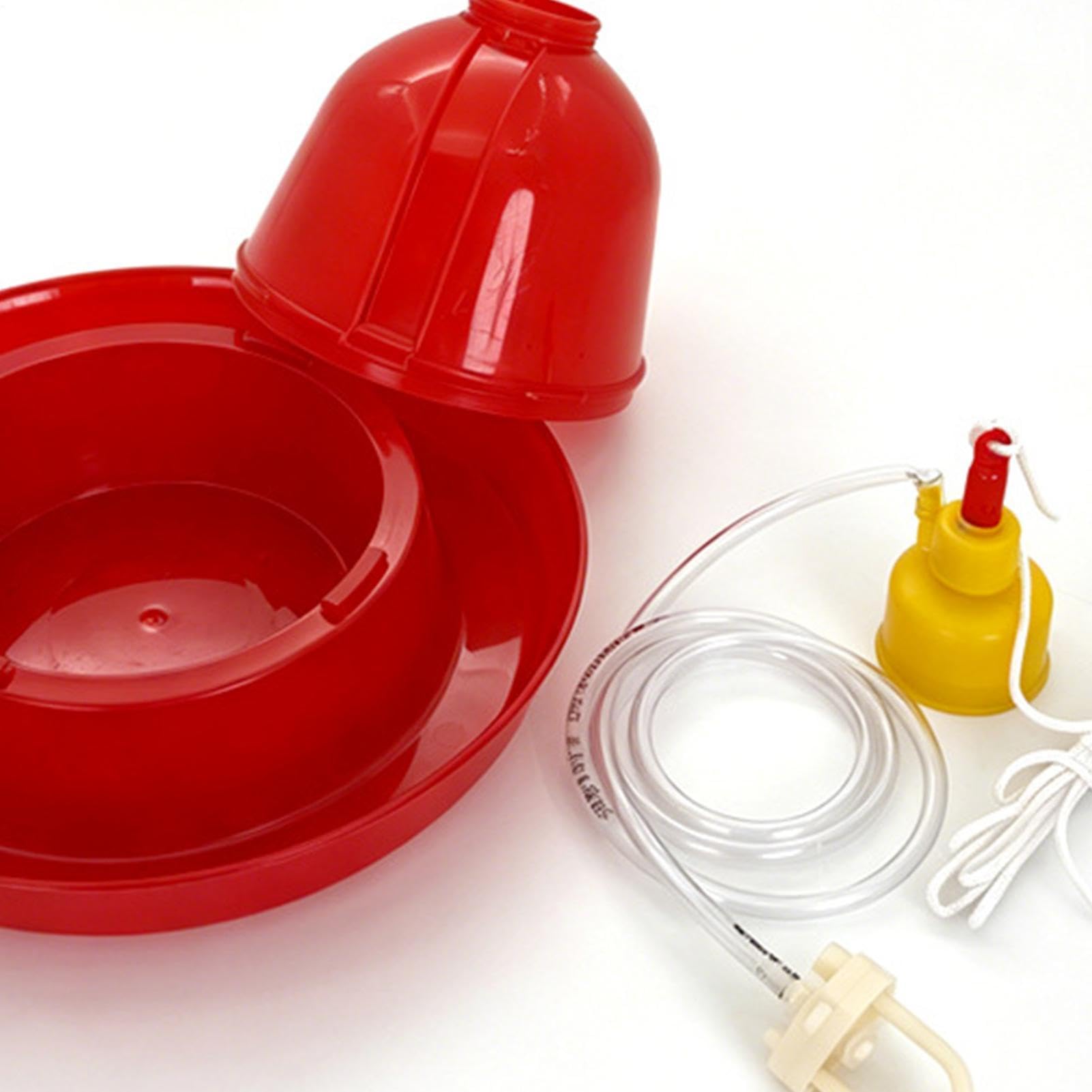 Bebedero Automático De Pollos Y Gallinas Bebedero Codornices Antifugas | Dispensador De Agua Para Gallinas Para Patos Codornices Gansos Pavos Pájaros Aves De Corral Gallinero Granja Pati