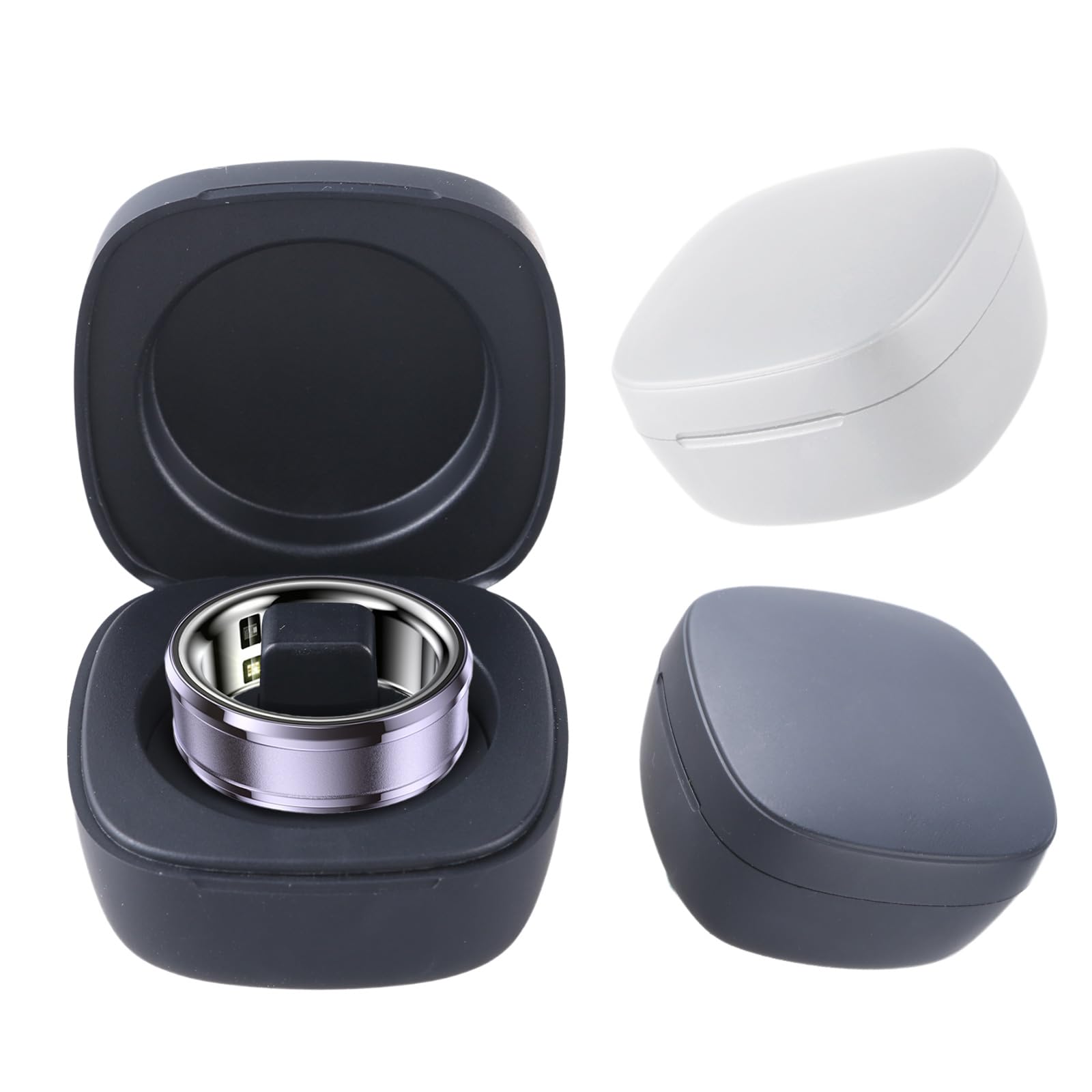 Charging Box Charges Case Replacement Portable Charges Case Dock Station for Health Rings