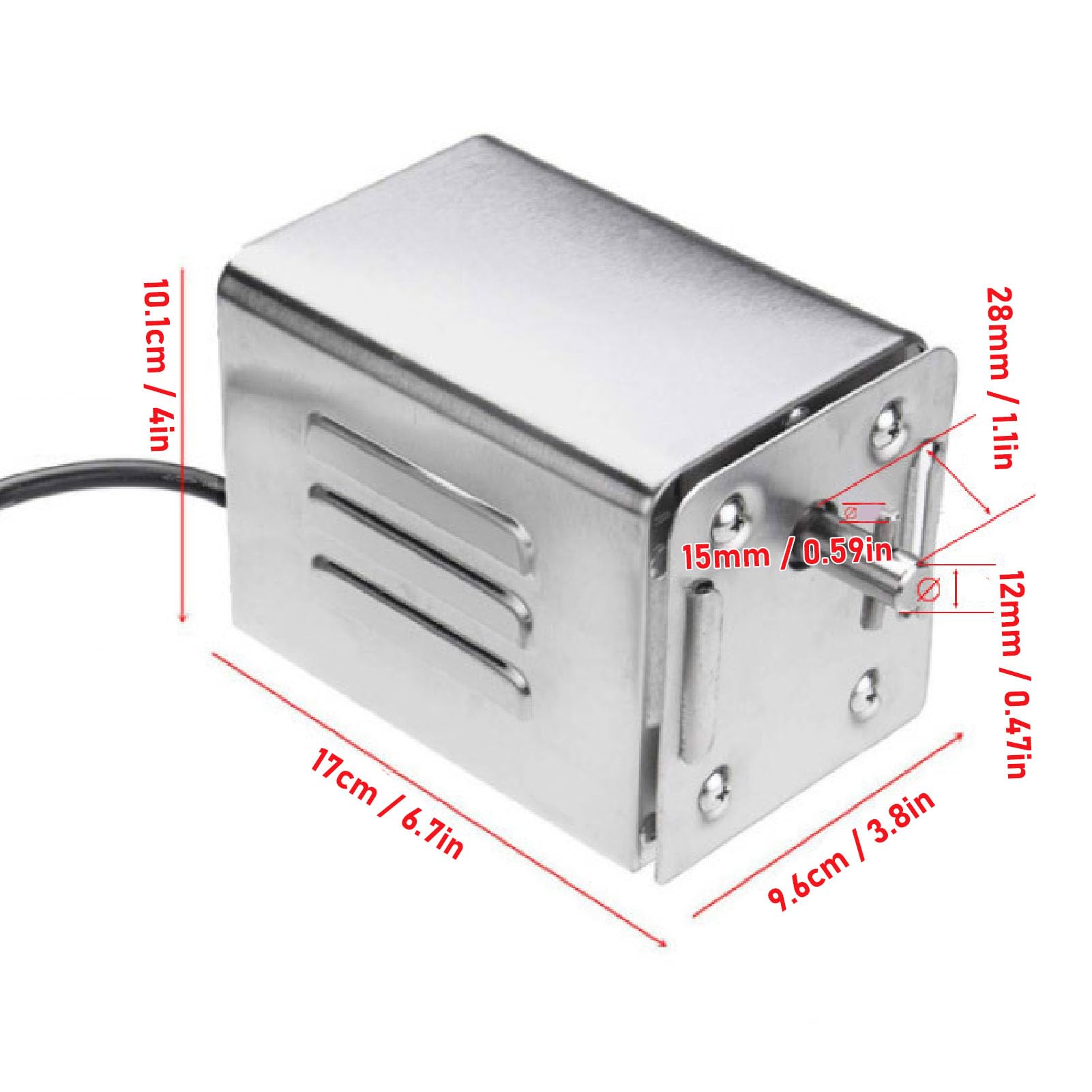 Ymiko 15w Electric Grill Outdoor, Sus304 Rotisserie for BBQ, The Electric Rotisserie Motor Can Rotate Automatically, Easily Carry Large Grilled Ingredients, for Home Barbecue,