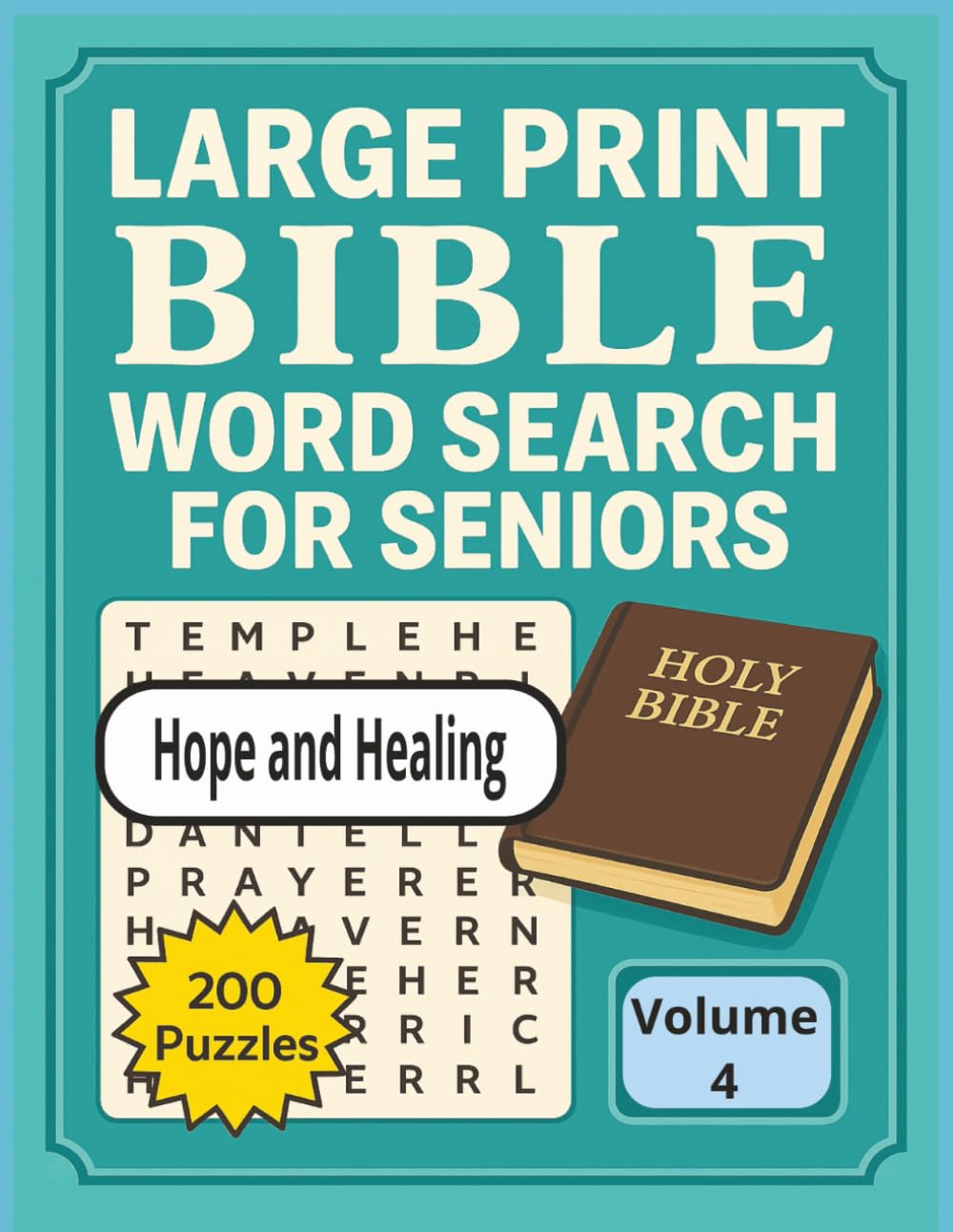 Large Print Bible Word Search, Hope and Healing: Healing Word Search, Hope Word Search, Inspirational Bible Word Search, Word Search Inspirational, ... Christian Puzzles (Large Print Bible Puzzles)