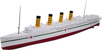TheRoller3d RMS Mauretania Model 1 Foot in Length HMHS Mauretania