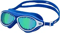 Óculos de Natação Infantil, Speedo, Kidshark, Silicone Confortável com Proteção UV e Antifog, Vedação G