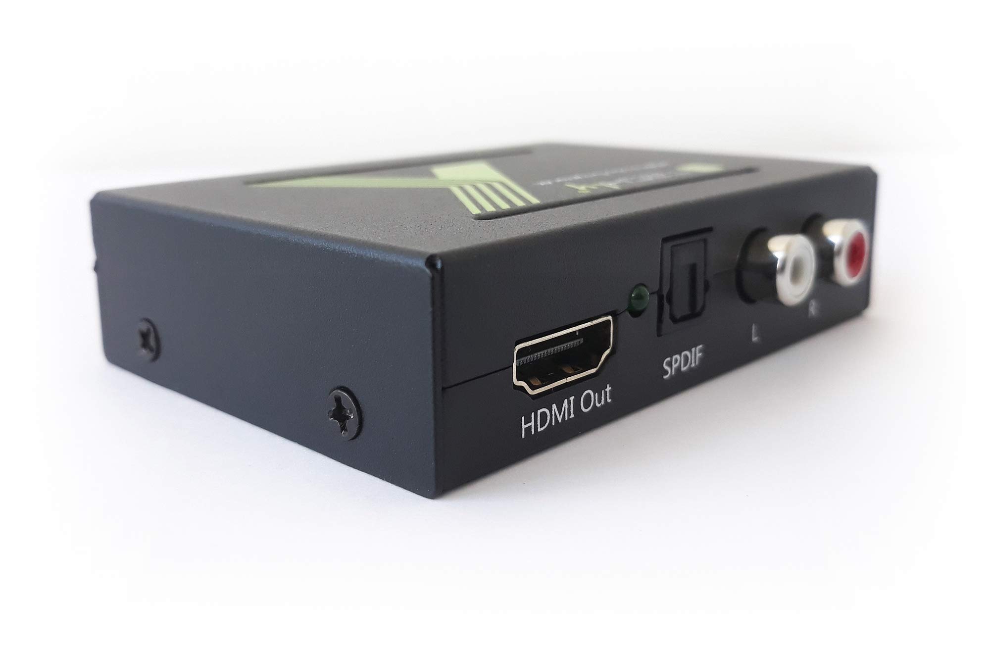 Techly 025732 Estrattore Audio HDMI SPDIF+RCA R/L 4K Nero
