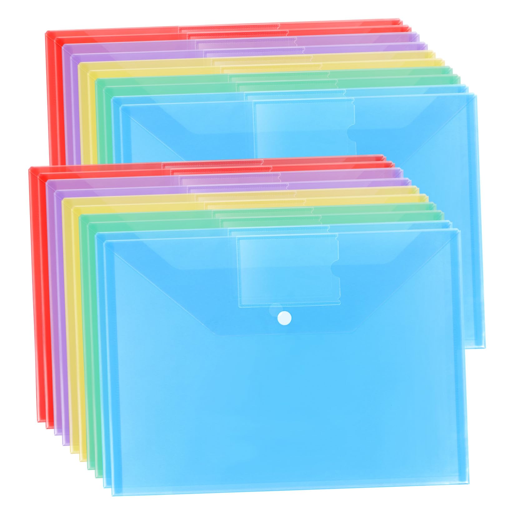 Pochettes de classement A4 multicolores pour ranger les documents - 8