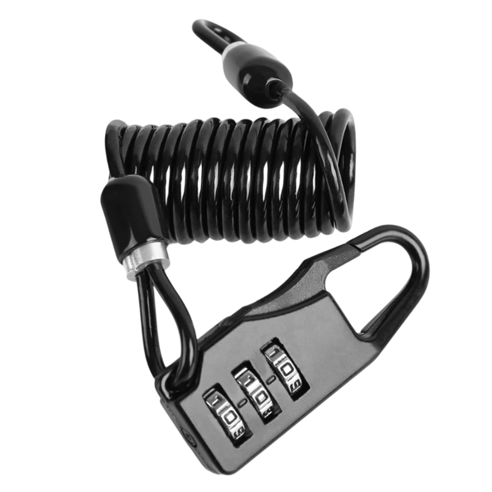 Woedpez Multicolor Portable Bike 3 Digit Combination Antitheft Helmets High Security Cable For Helmets, Luggages, Backpacks Antitheft Cable