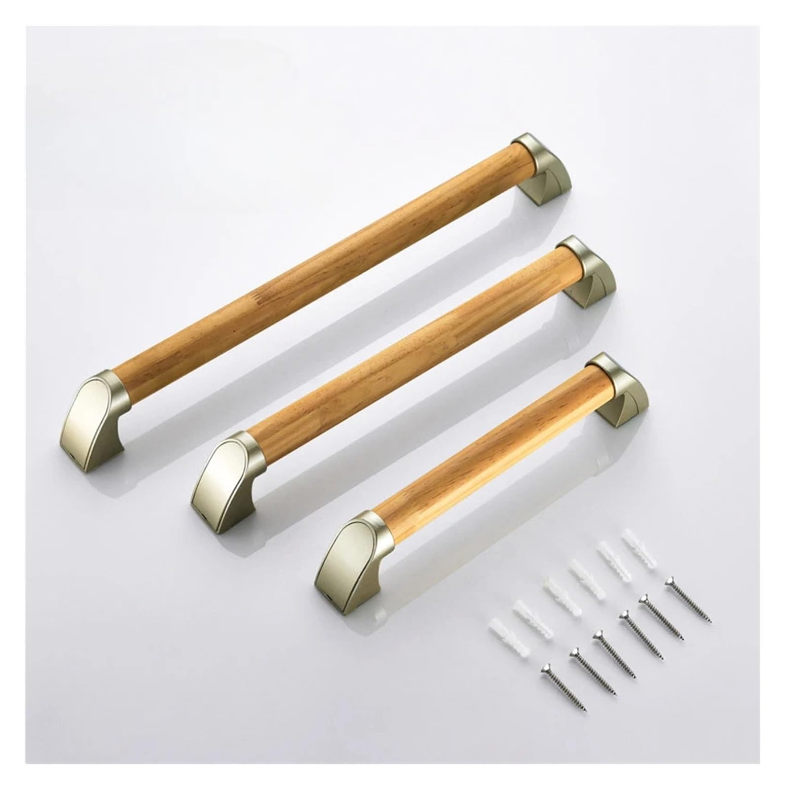 Asidero Baño Reposabrazos de seguridad for baño, accesibles, madera maciza, for personas mayores y discapacitadas, antideslizantes(44cm)