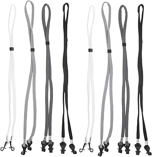 jojofuny 8pcs Non-slip Glasses Rope Sports Glasses Rope Anti Slip Glasses Retainer Glasses Holder Glasses Chain for Men Sports Accessories Eyeglass Strap Glass Shelf Spandex Man