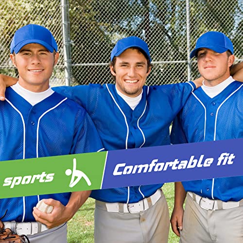 Image of Hercicy 12 Pcs Baseball Belts Softball Belts Bulk for Adult and Youth Adjustable