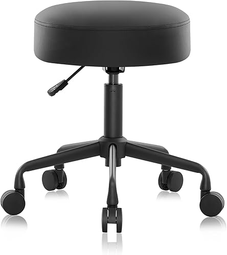 DR.LOMILOMI Silla giratoria extra ancha para clínica giratoria con espuma viscoelástica 502