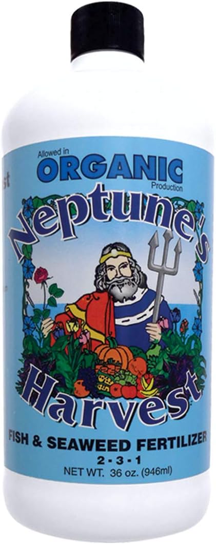 Neptune's Harvest Fish & Seaweed Blend Fertilizer 2-3-1 36oz