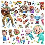 Cartoon Wall Decals Waterproof Peel and Stick Wall Decoration Stickers for Boys Girls Bedroom Bathro