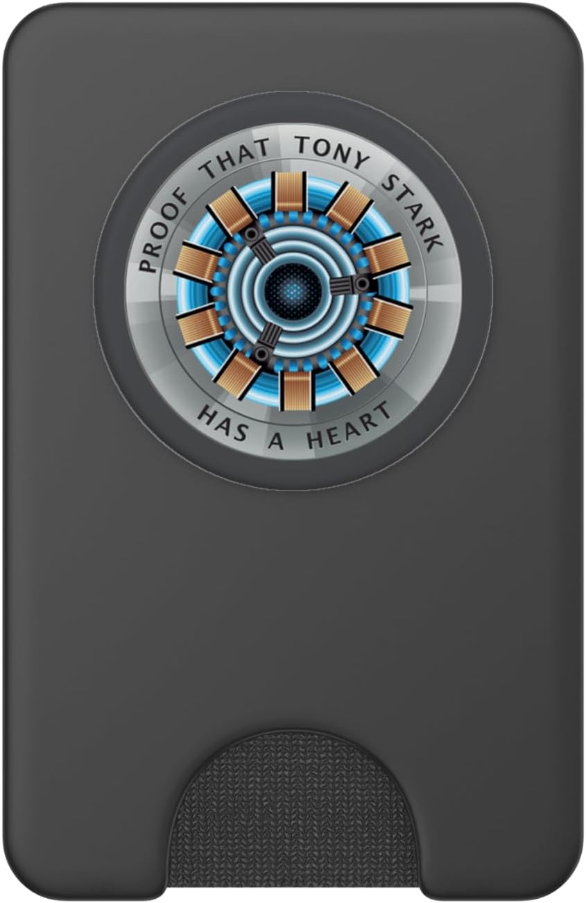 Marvel Avengers Endgame Tony Stark Has a Heart PopSockets PopWallet for MagSafe
