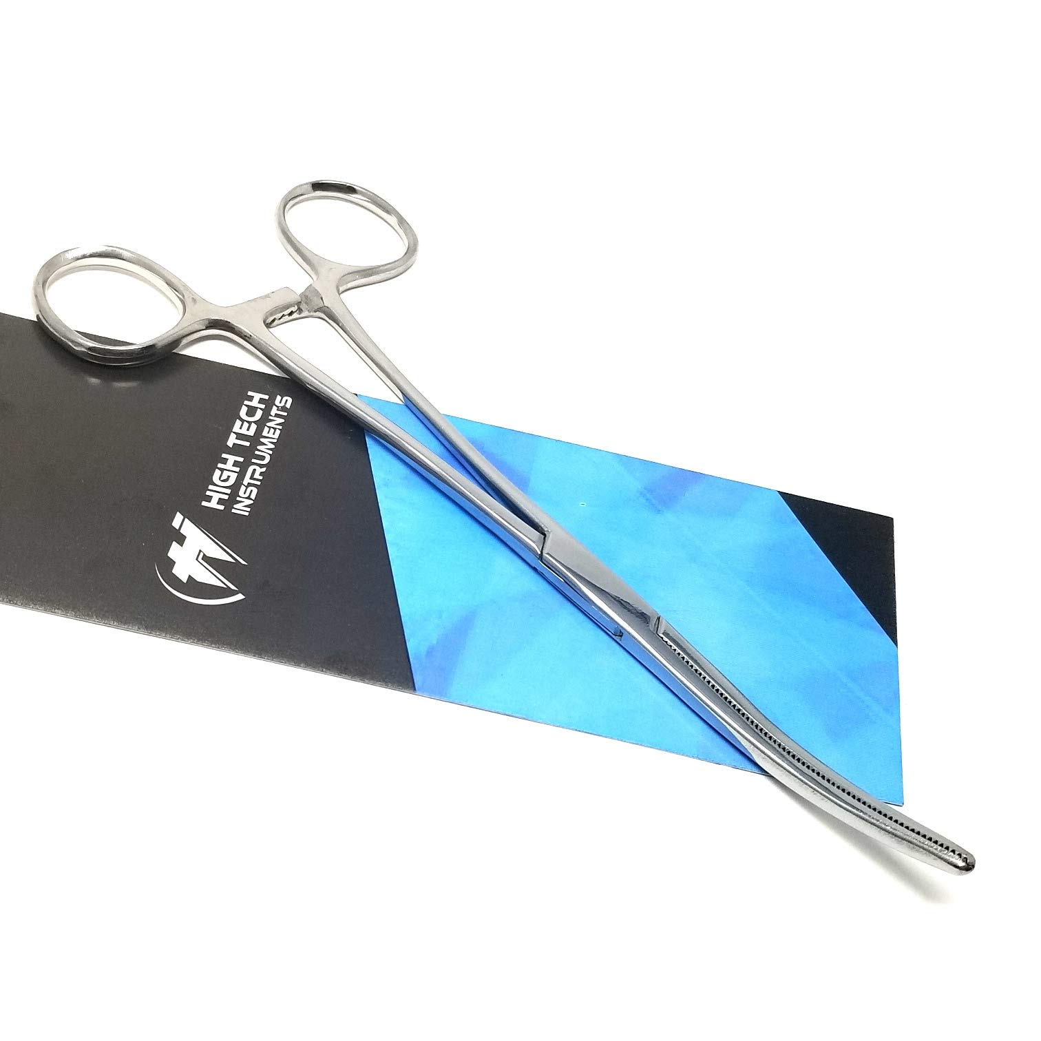 HTI BRAND Premium Quality Rochester Pean Hemostat Forceps Pliers 8" (20cm), Curved, Stainless Steel (Pack of 3)