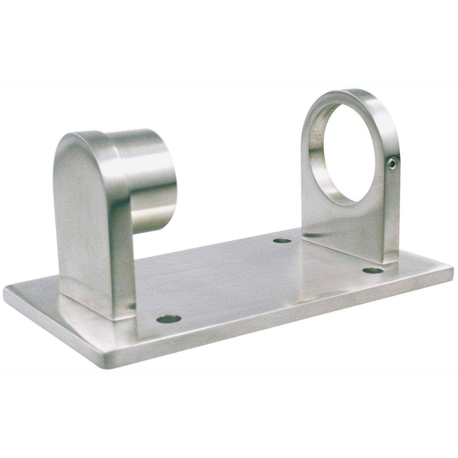 Edelstahl Wandanker Rohrhalter Wandhalter Pfostenhalter für Rohr Ø 42,4 mm