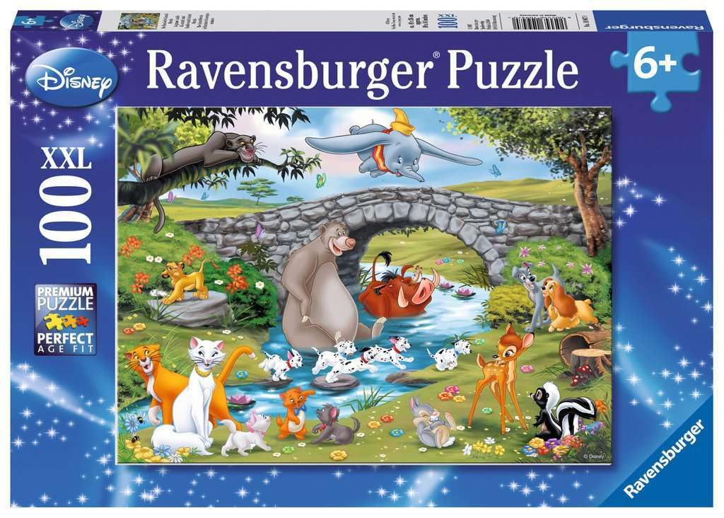 Disney Ravensburger 128091 Animal Friends Puzzle (100 pieces)