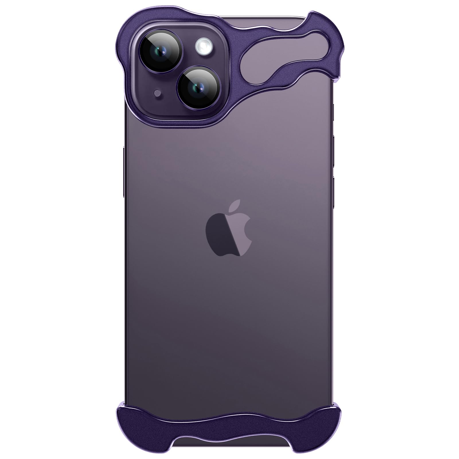 aidvaia Phone Case Compatible with iPhone 15 Plus Compatible with Lens Camera Protection, Frameless Minimalist Design, Extremely Highlighting