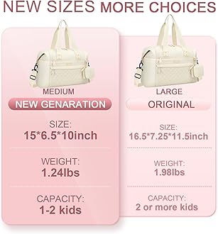 Diaper Bag Tote - Diaper Baby Bags, Waterproof Large Mommy Maternity Travel Baby Bag for Mom and Dad