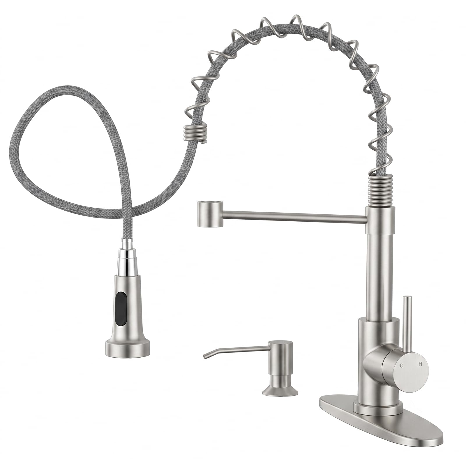 WEWE Black Kitchen Faucet - Pull Down Sprayer -23 WEWE Black Kitchen Faucet - Pull Down Sprayer -23