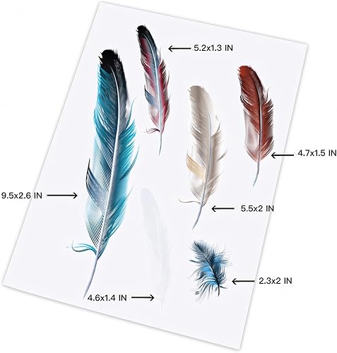 Miniatura 7 de Calcomanías de vinilo para automóvil, cubierta transparente de plumas de pájaro, impermeables, para parachoques de automóviles, motocicletas,