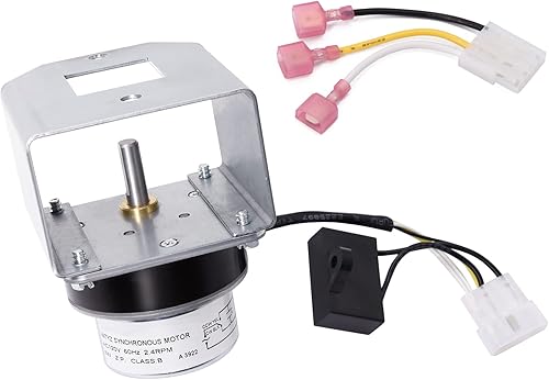 Criditpid Motor de alimentación de barrena de repuesto 812-4421 para Quadrafire Classic Bay 1200, Castilla, Mt Vernon Pellet Stove, motor de barrena