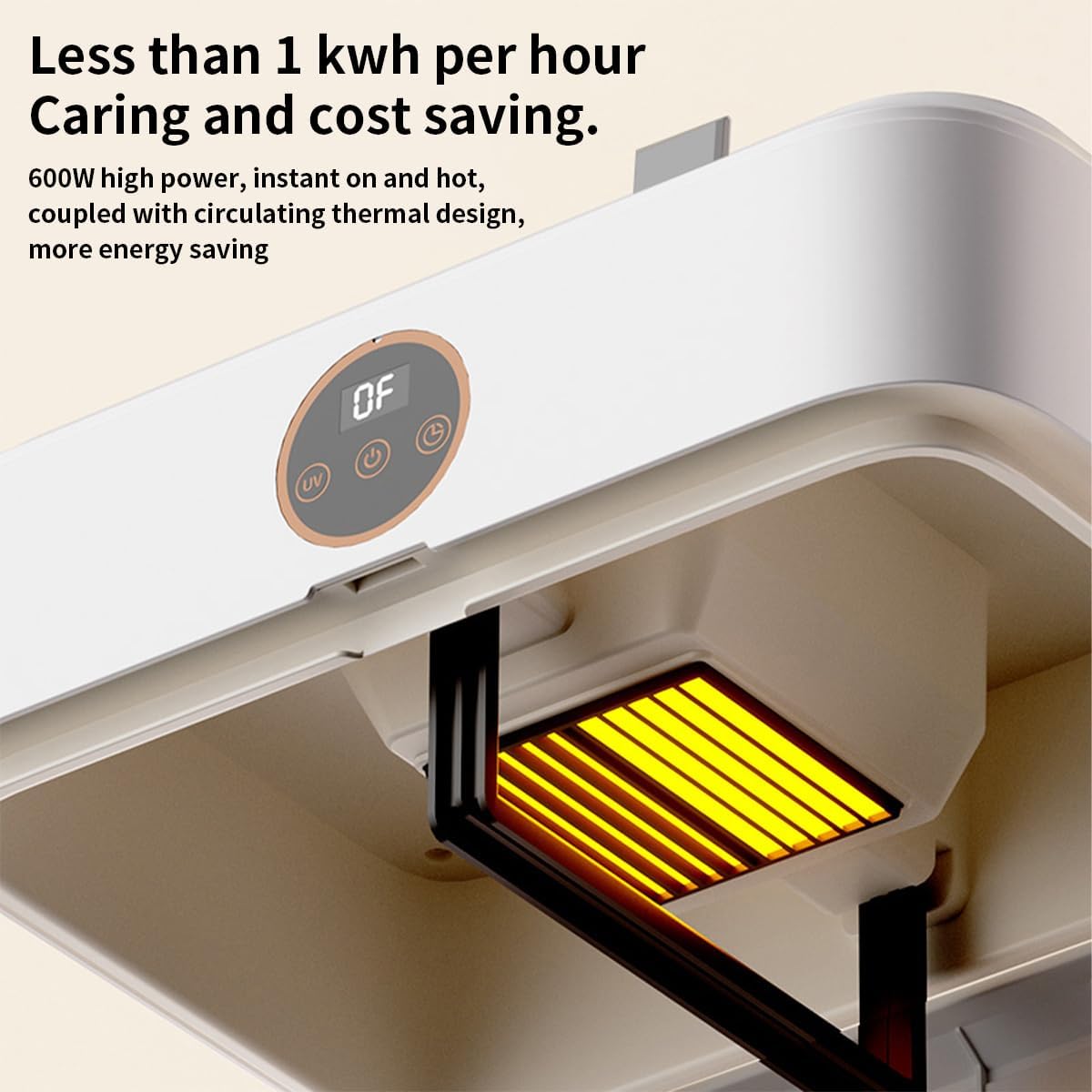 Portable Clothes Dryer Mini Dryer for Apartment RV Travel Dorm Portable Laundry Dryer Small Compact With Fast Drying Adjustable Timer Quiet Operation Remote Control-White