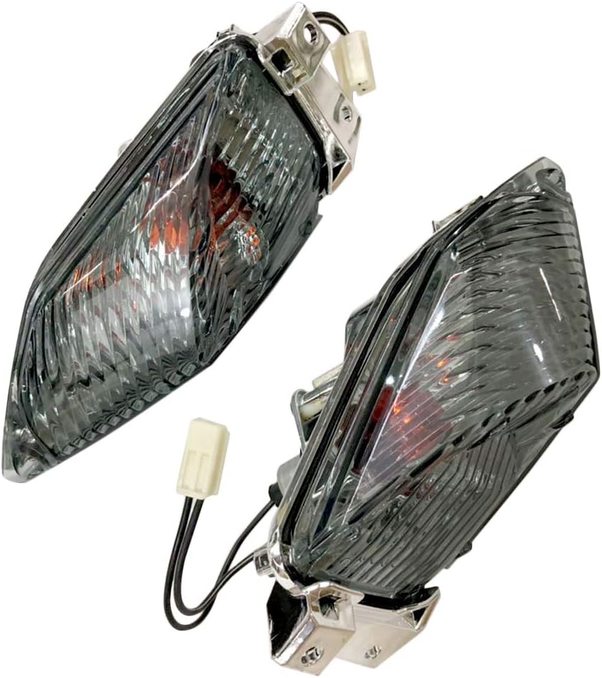 ZXMOTO Clean Rear Turn Signal Indicator Light for Suzuki GSXR 1000 K9 2009 2010 2011 2012 2013 2014 2015 2016, GSXR 600 GSXR 750 K11 2011-2019, Smoked Lenses