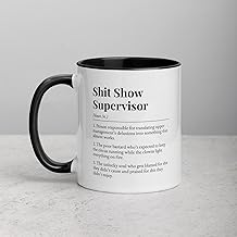 Funny Supervisor Definition Mug – Office Coffee Cup for Manager, Coworker or Boss – Workplace Humor Gift Idea for Employee Appreciation, Retirement, Boss Day, Promotion or Birthday Celebration