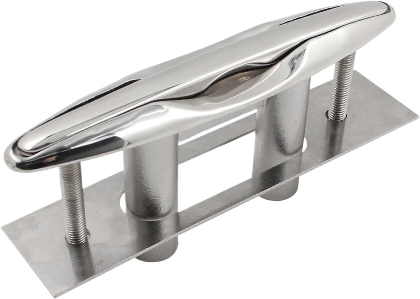 2 Pcs 6 Inch Pull Up Cleat Boat Dock Stainless Steel 316 Flush Mount Retractable Mooring Rope Boat Dock Pop Up Cleat