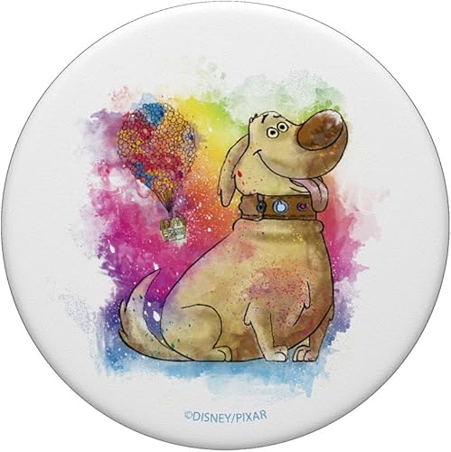 Miniatura 3 de Disney Pixar Up Dug Watercolor PopSockets - Agarre y soporte para teléfonos y tabletas, Negro