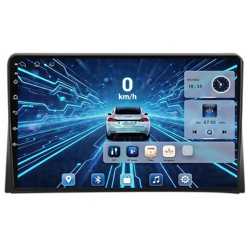 Autoradio Android connecté pour voyager en famille en Multivan T5 de 2003