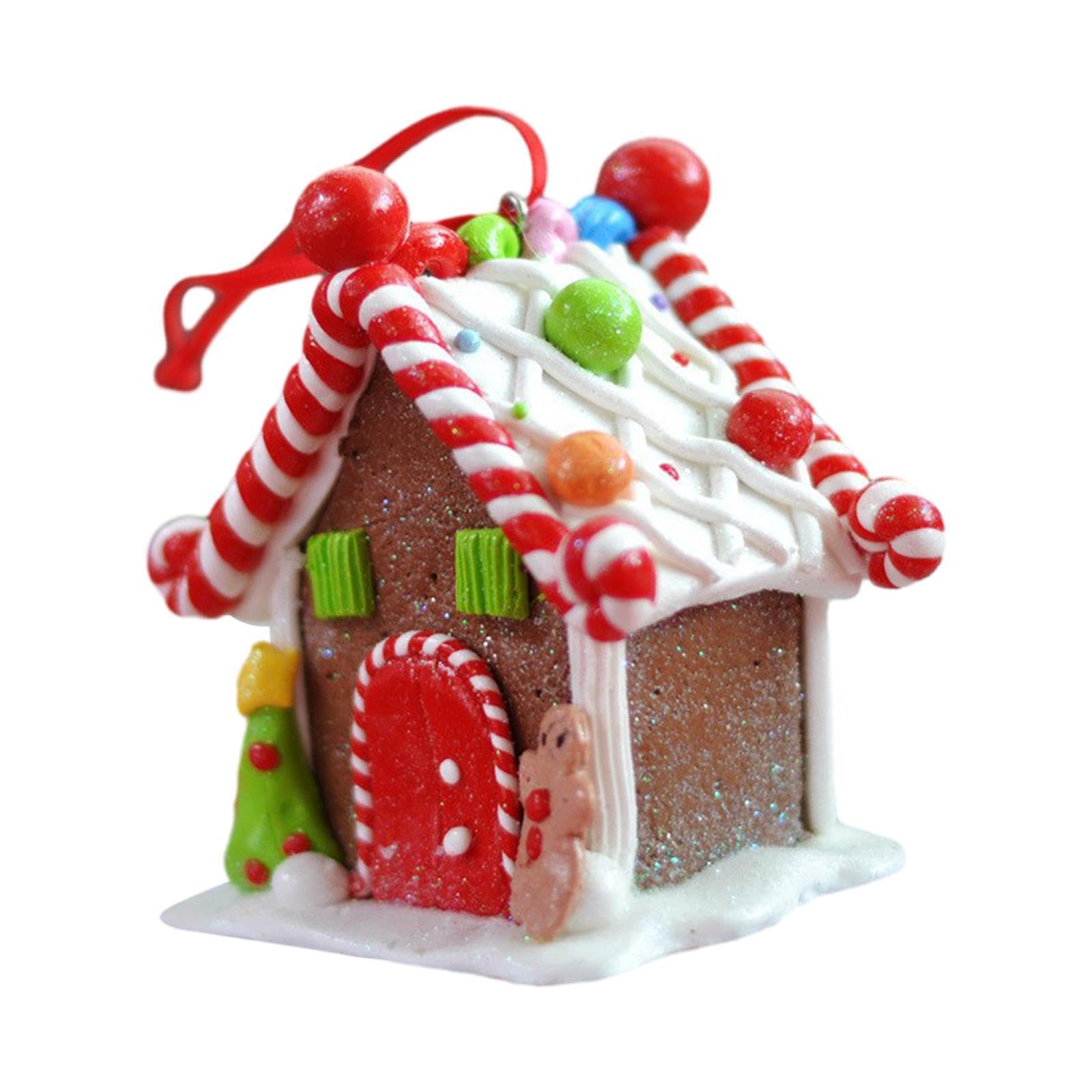 PIXZCSA Elegant Resin Christmas Statue Xmas House Decoration Smooth Fairy Garden Sculpture For Shop Window Ornament Christmas House Tabletop Decoration