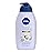 NIVEA Pampering Coconut and Almond Milk Body Wash with Nourishing Serum, Moisturizing Body Wash for Women, Enriched with Provitamin B5 and Vitamin E, 30 Fl Oz Bottle