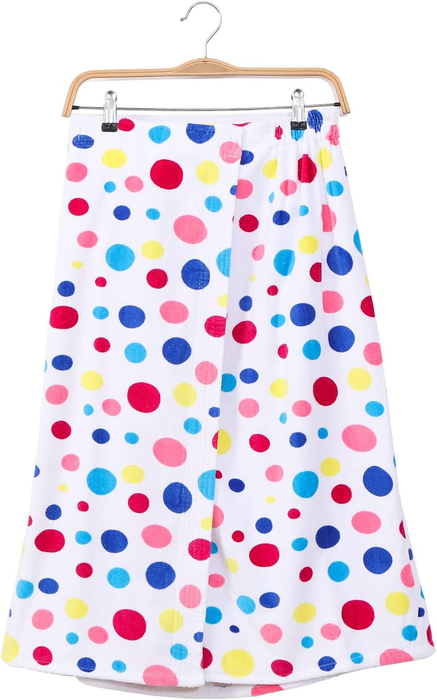 BY LORA Shower Terry Wrap Towel for Women Bath Shower Towels - Multi-Color - XXL : Home & Kitchen