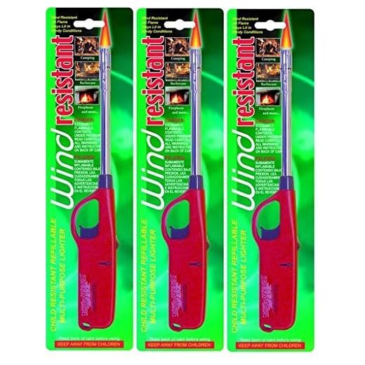 Wind Resistant Multi Purpose Lighter-3 pack