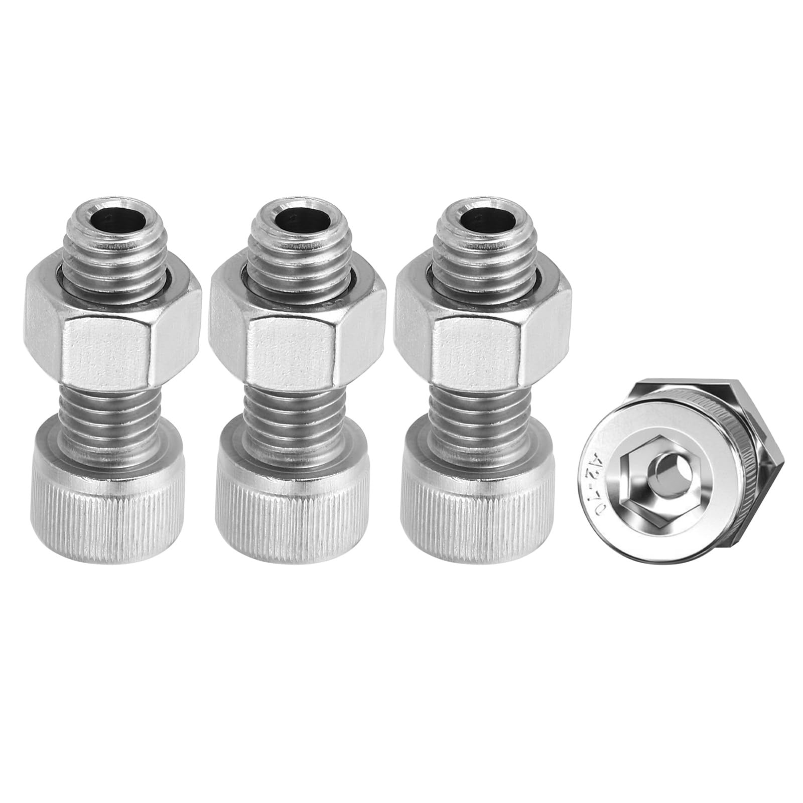 PATIKIL M12x30mm 304 Stainless Steel Hollow Bolt