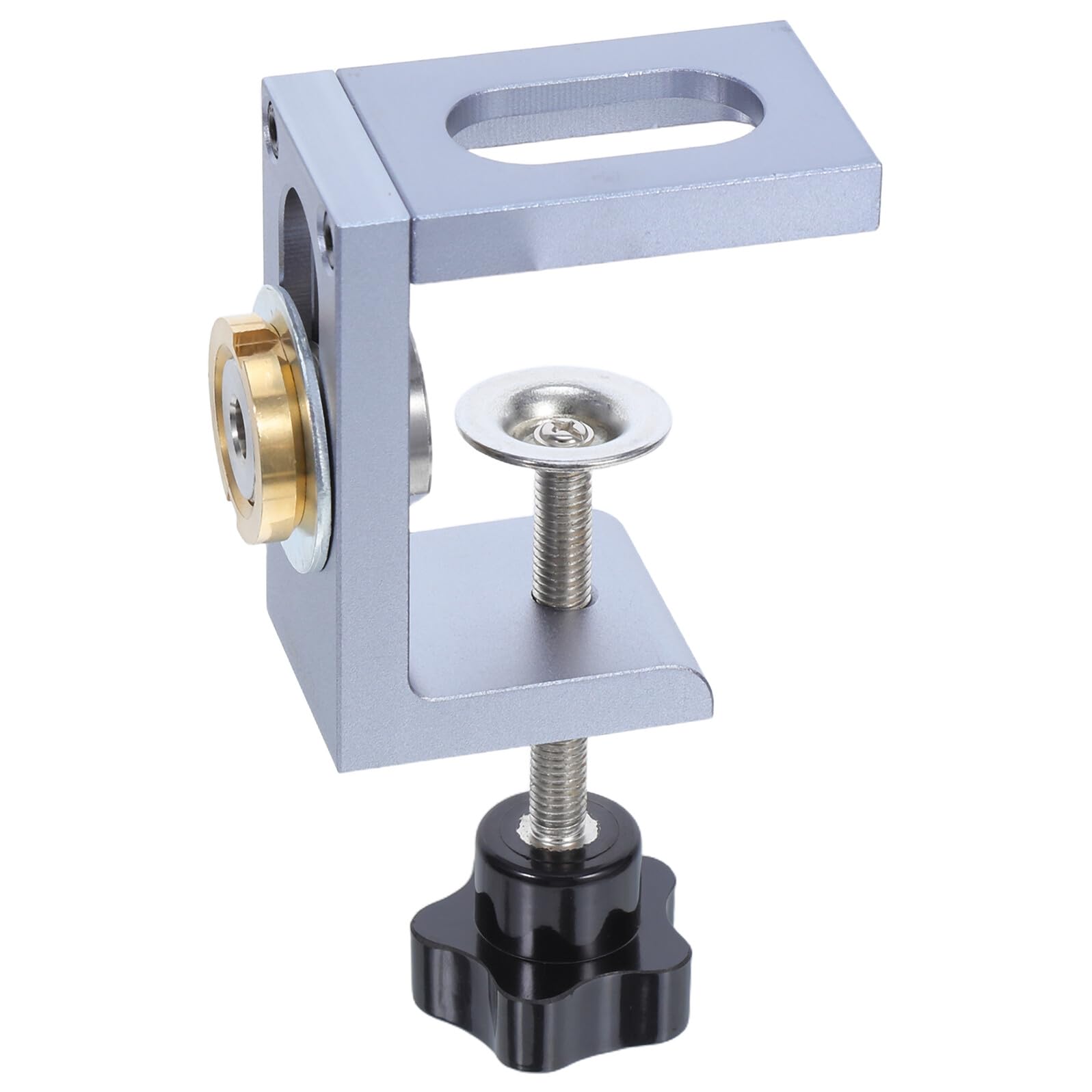 Didiseaon Gabarit de Perçage pour Tourillons 8 MM Kit de Gabarit Auto-Centrant en Métal Réglable Outil de Positionnement Précis pour Travail du Bois et Assemblage de Meubles de Menuiserie