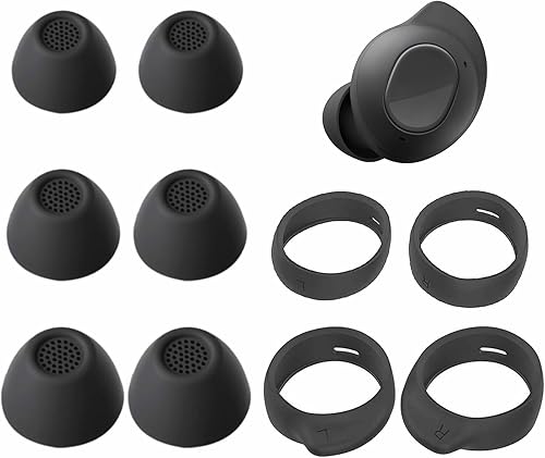 A-Focus Wingtip - Kit de puntas de oreja para Galaxy Buds FE de silicona de repuesto, ajuste antideslizante, ajuste en la funda con gancho para las