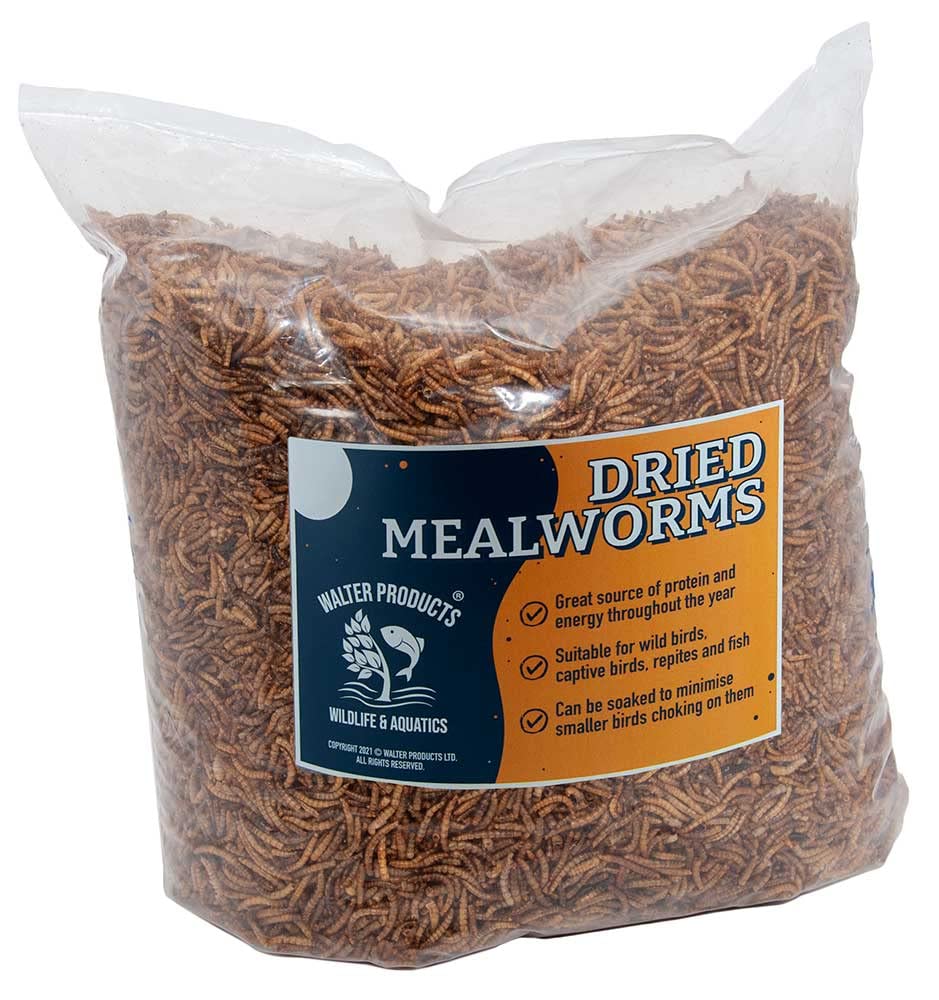 Buy Walter’s Meal Worms (1kg) Dried Mealworms for Birds, Fill Your