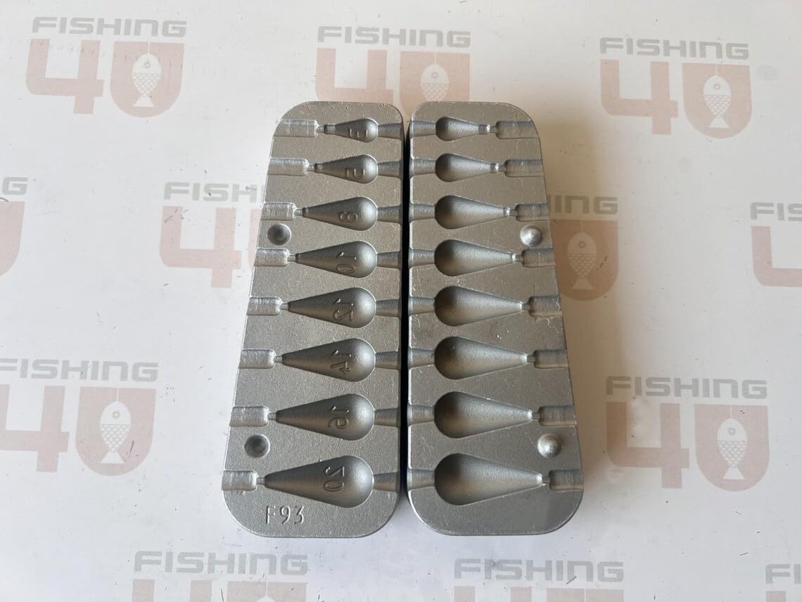 Pera Bomb Ledger 3-5-9-10-13-15-18-20g / Molde para peso de pesca