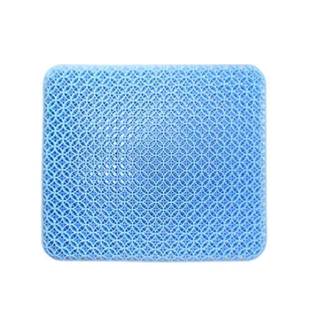 Coussin Orthopédique Gel Siège & Dossier – Décompression Dos & Fessiers, Pliant, Respirant, Pour Fauteuil Roulant, Voiture, Bureau & Chaise