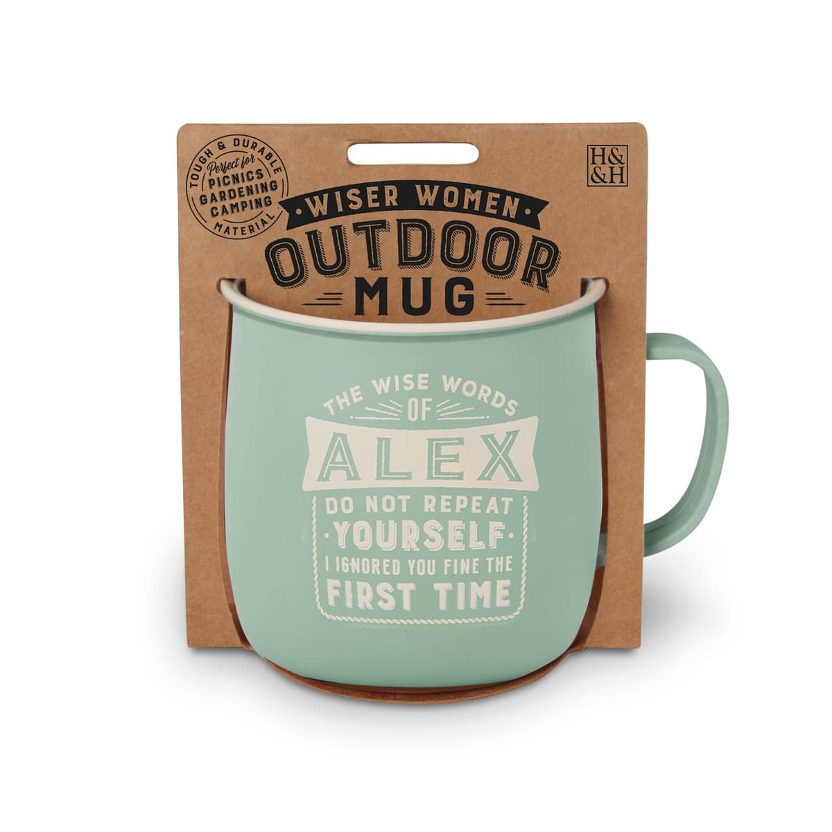 History & Heraldry Personalised Outdoor Mug (Alex)