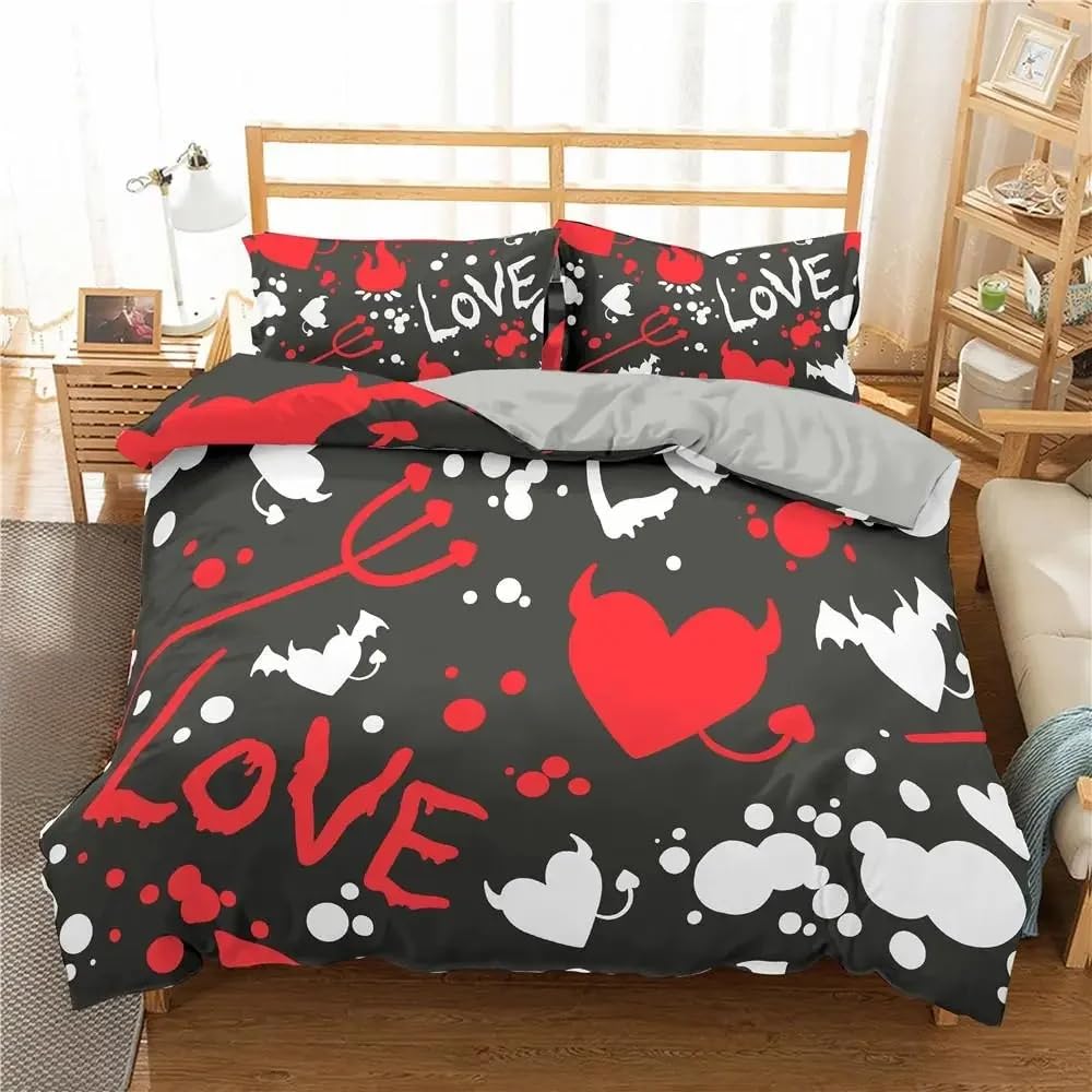 Housse de couette en microfibre douce pour créer un cocon chaleureux en hiver