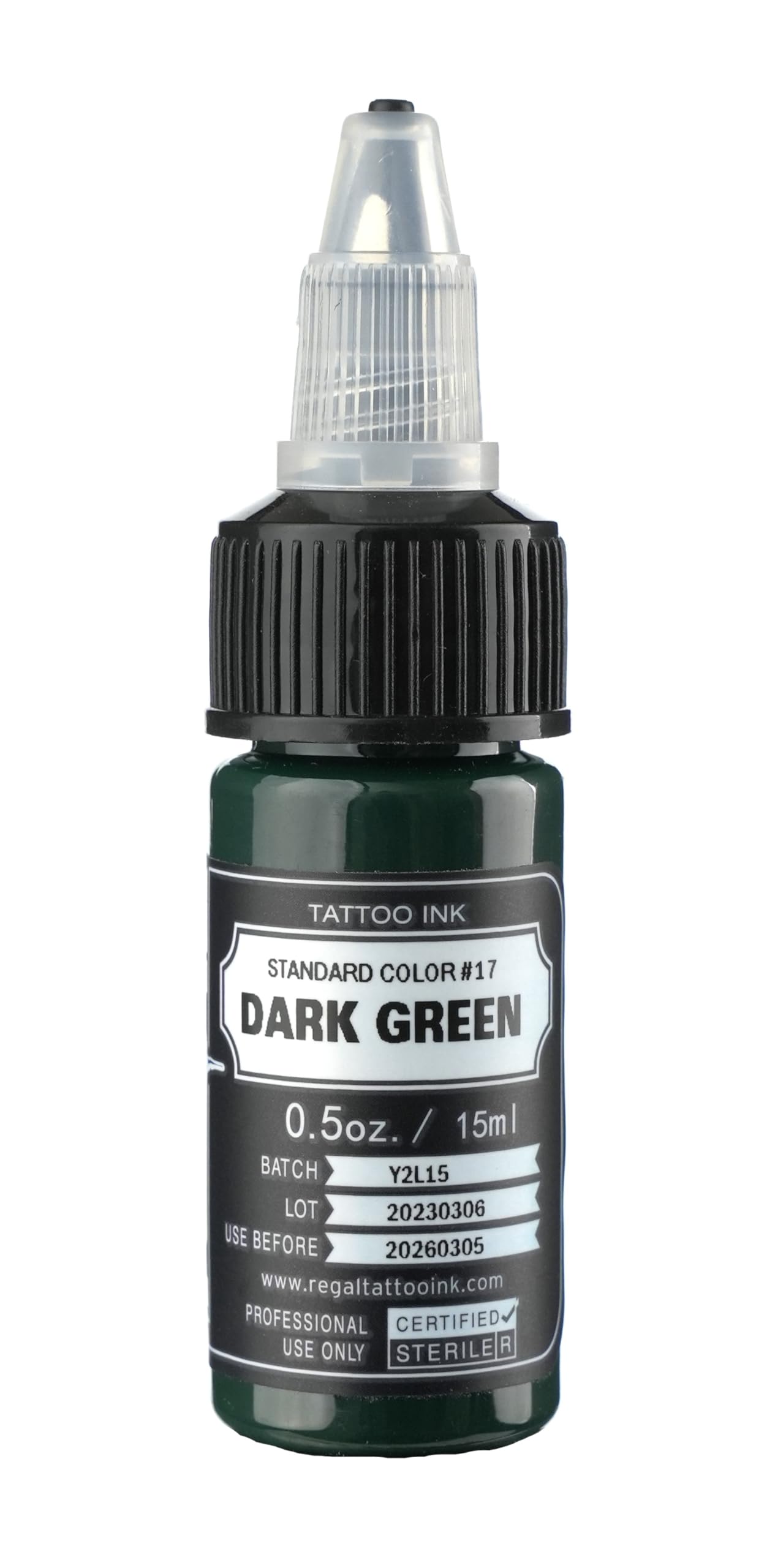 Regal Tattoo Ink (Dark Green 1/2oz)
