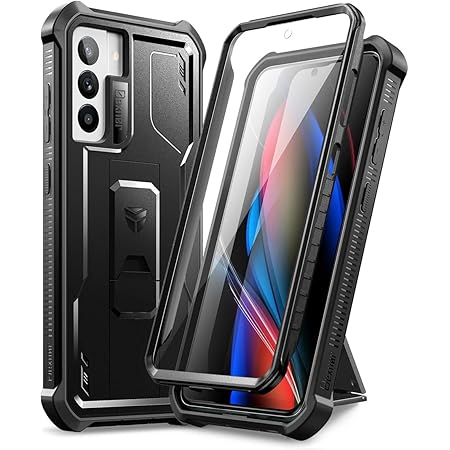 Dexnor Per Cover Samsung Galaxy S24 Ultra Con Copertura Integrata Della Fotocamera Scorrevole & Protezione Dello Schermo & Kickstand, Custodia Resistente Agli Urti Copertura Protettiva- Verde Militare - Foto 3