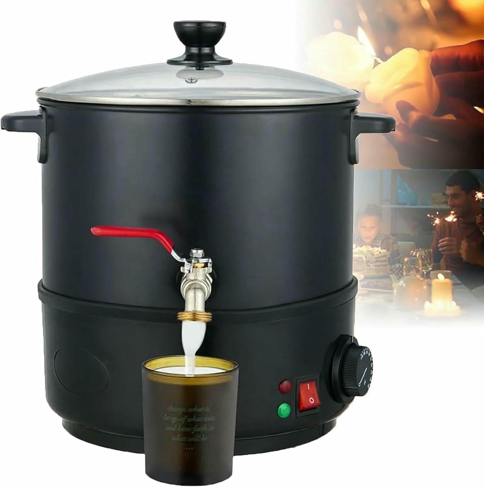 Pot à cire électrique 10L idéal pour créer vos bougies artisanales maison